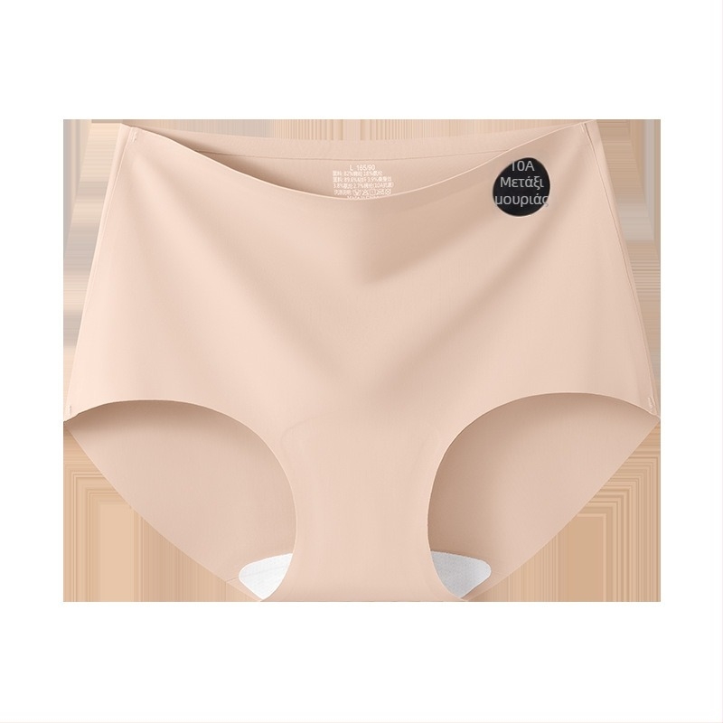 Γυναικείες σλιπ Ice Silk για καλοκαίρι, διαπνοή, γρήγορο στέγνωμα, αντιβακτηριακές, υψηλή μέση, επένδυση καβάλου από μεταξί μουριάς