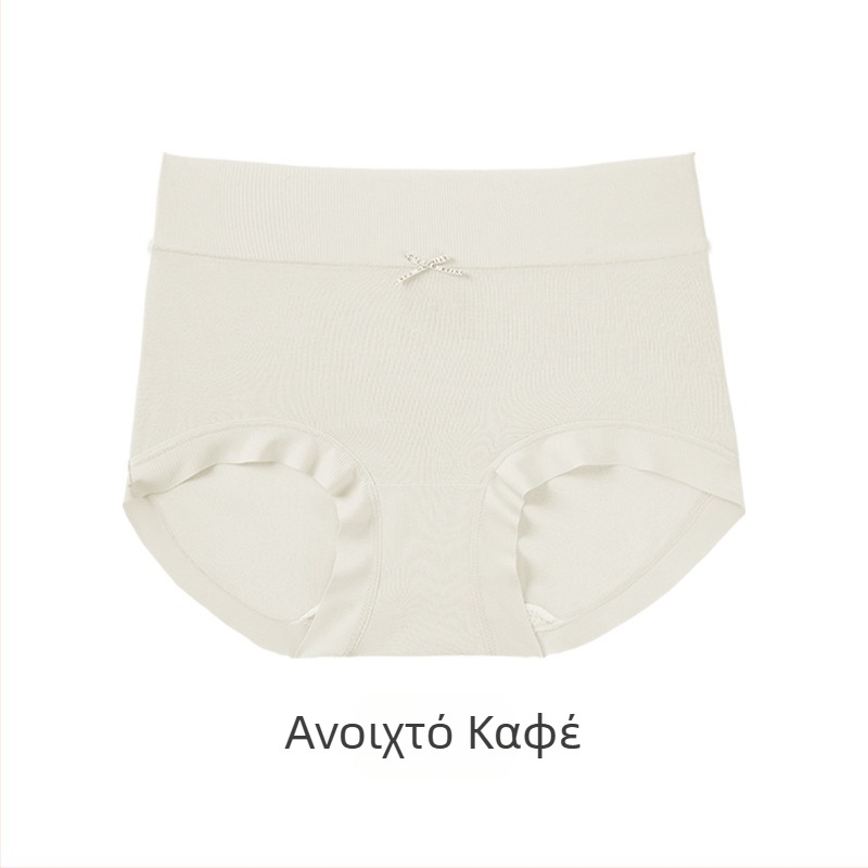 Modal εσώρουχο με ψηλή μέση, μεγάλος μέγεθος, αντιβακτηριακό, υψηλής ελαστικότητας, φιλικό προς το δέρμα, λεπτό, ανυψώνει τους γλουτούς, μονοχρωμο