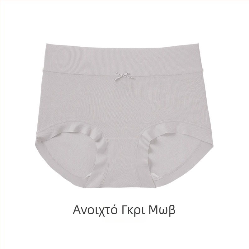 Modal εσώρουχο με ψηλή μέση, μεγάλος μέγεθος, αντιβακτηριακό, υψηλής ελαστικότητας, φιλικό προς το δέρμα, λεπτό, ανυψώνει τους γλουτούς, μονοχρωμο