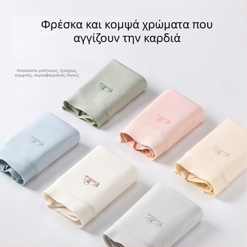 Γυναικείο εσώρουχο με ψηλή μέση από 100% βαμβάκι, αντιβακτηριακή επένδυση στο καβάλο, αναπνέον και φιλικό προς το δέρμα, λεπτό, κατάλληλο μετά από καισαρική τομή