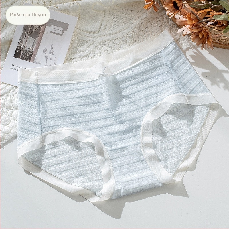 Γυναικείο εσώρουχο από ice silk, μεσαία μέση, υψηλή ελαστικότητα, φουσκωτή υφή, candy‑χρώματα, απαλό, γρήγορο στέγνωμα