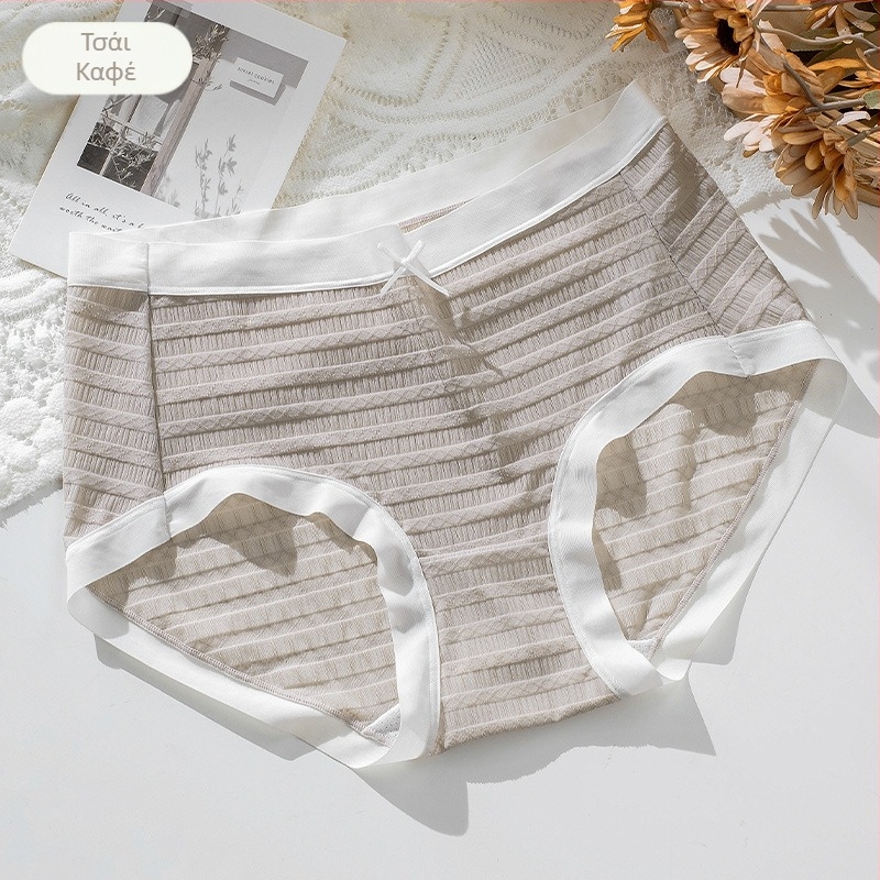 Γυναικείο εσώρουχο από ice silk, μεσαία μέση, υψηλή ελαστικότητα, φουσκωτή υφή, candy‑χρώματα, απαλό, γρήγορο στέγνωμα