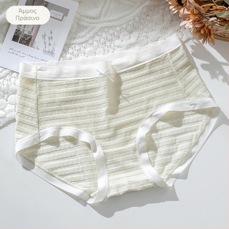 Γυναικείο εσώρουχο από ice silk, μεσαία μέση, υψηλή ελαστικότητα, φουσκωτή υφή, candy‑χρώματα, απαλό, γρήγορο στέγνωμα