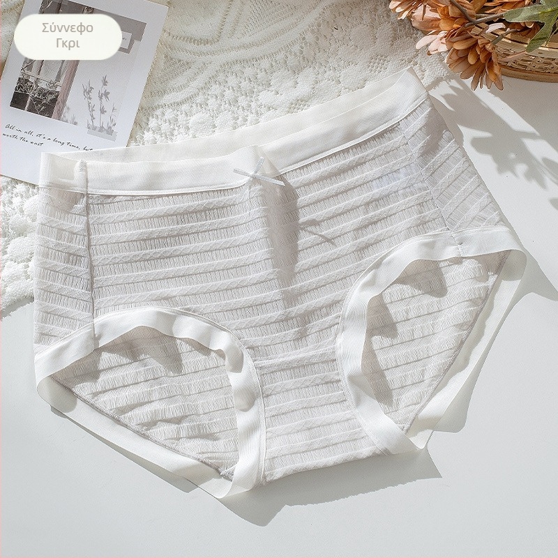 Γυναικείο εσώρουχο από ice silk, μεσαία μέση, υψηλή ελαστικότητα, φουσκωτή υφή, candy‑χρώματα, απαλό, γρήγορο στέγνωμα