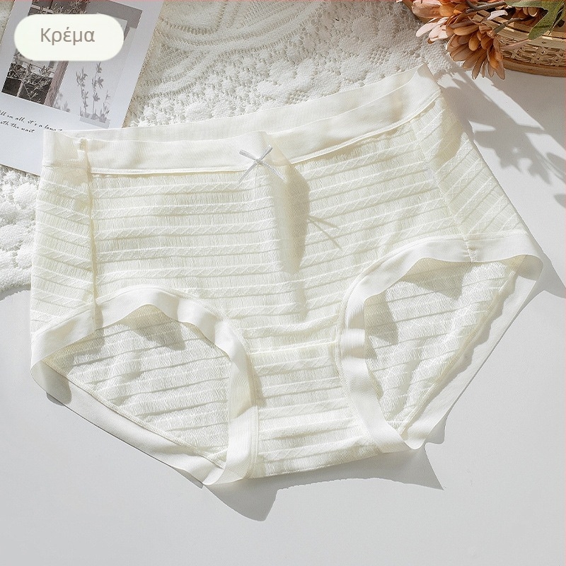 Γυναικείο εσώρουχο από ice silk, μεσαία μέση, υψηλή ελαστικότητα, φουσκωτή υφή, candy‑χρώματα, απαλό, γρήγορο στέγνωμα