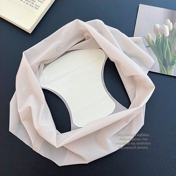 Γυναικείες εσώρουχες χωρίς ραφές από ice silk, ultra-thin, 3D σχέδιο γλουτών, φυσικό αίσθημα, διαπνοή, μεσαίας μέσης, βαμβακερός καβάλος