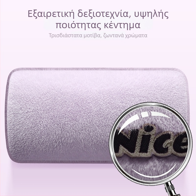 Μεγάλη φιάλη ζεστού νερού σύμφωνα με εθνικό πρότυπο, επαναφορτιζόμενη βελούδινη κάλυψη, μακρύτερη, αντιεκρηκτική θέρμανση χεριών, ηλεκτρική θέρμανση, ζεστή κουβέρτα
