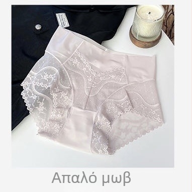 Γαλλικού στιλ χωρίς ραφές αισθησιακά δαντελωτά γυναικεία εσώρουχα με ψηλή μέση, Plus Size, αναπνέοντα
