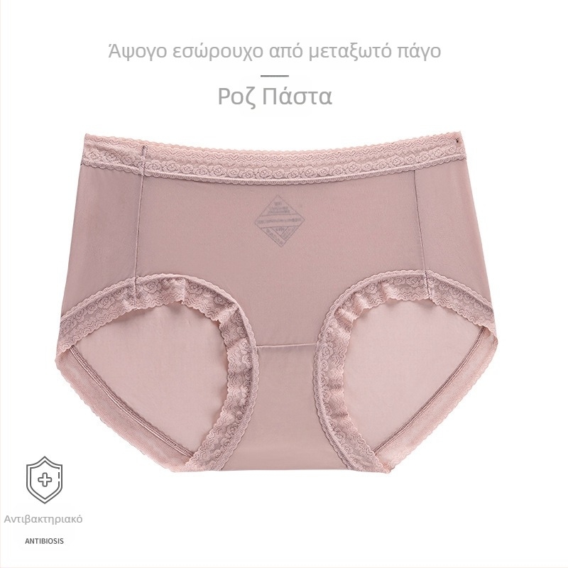 Γυναικεία εσώρουχα από πλατινένιο μετάξι – δροσερό μετάξι, μεσαία μέση, γρήγορο στέγνωμα, διαπνοή, ανύψωση γλουτών