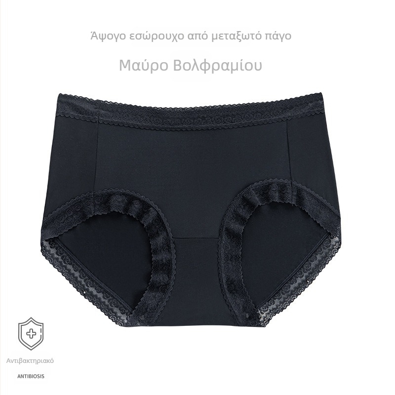 Γυναικεία εσώρουχα από πλατινένιο μετάξι – δροσερό μετάξι, μεσαία μέση, γρήγορο στέγνωμα, διαπνοή, ανύψωση γλουτών