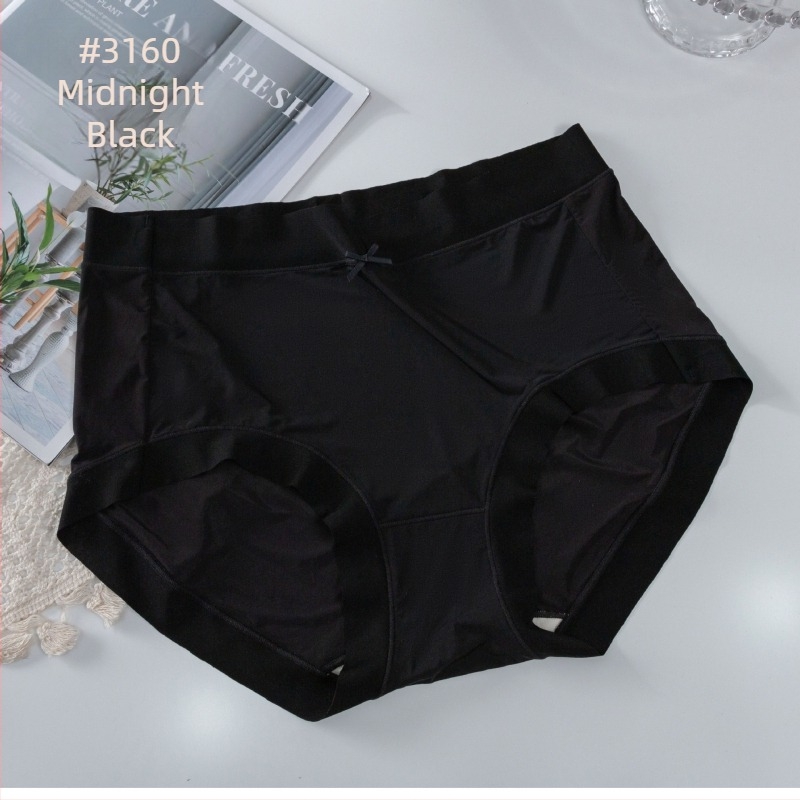 Plus-size γυναικείο εσώρουχο από ice silk, διαπνέον, με επένδυση από mulberry silk
