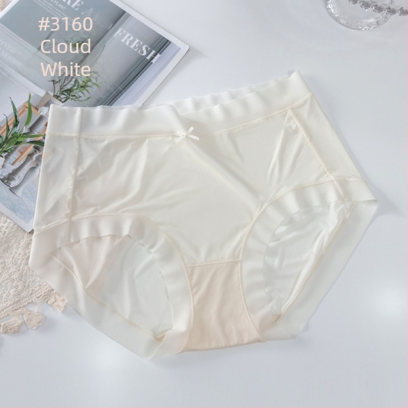 Plus-size γυναικείο εσώρουχο από ice silk, διαπνέον, με επένδυση από mulberry silk