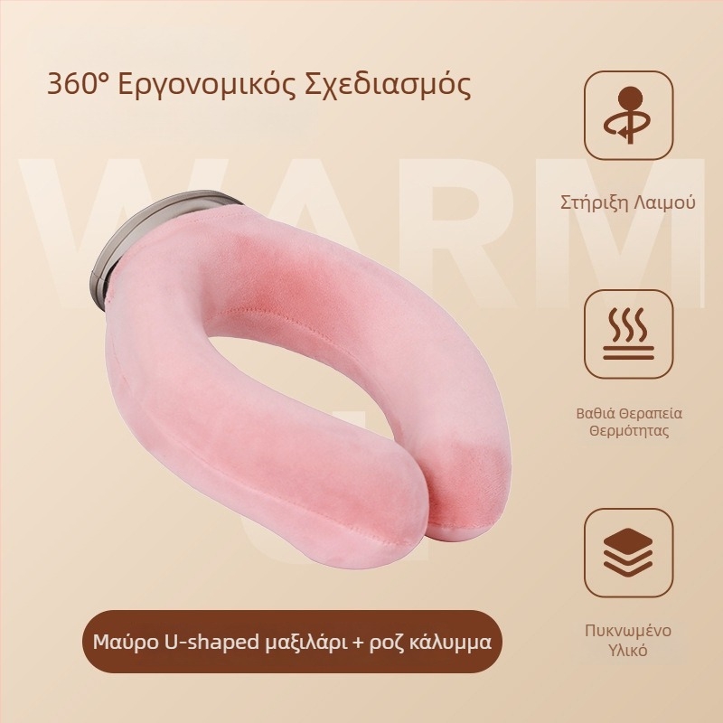 Θερμοφόρα νερού σε σχήμα U για τον αυχένα, κρεμαστό σχέδιο, διπλής χρήσης ζεστό/κρύο, PVC μεγάλου διαμέτρου