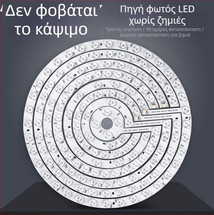 LED λωρίδα φωτισμού για ανεμιστήρα οροφής με τηλεχειριστήριο και δυνατότητα ρύθμισης σε τρία χρώματα