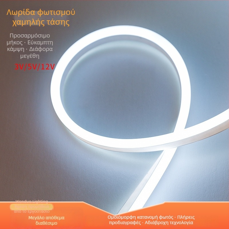 Εξωτερική αδιάβροχη LED λωρίδα σε στυλ νέον για γράμματα και σήμανση, εύκαμπτος φωτισμός διακόσμησης