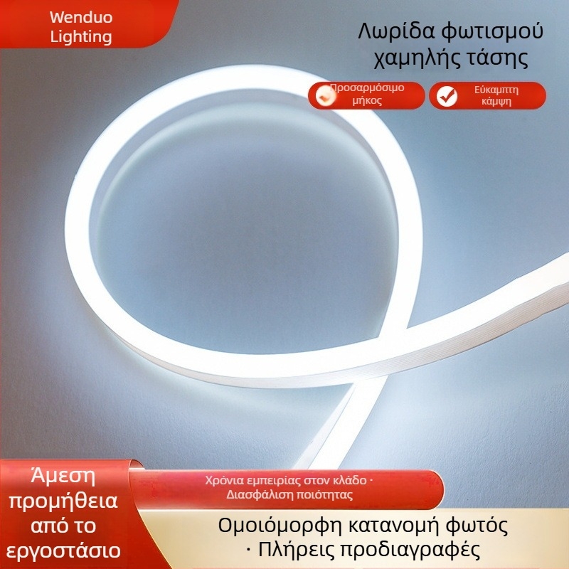 Εξωτερική αδιάβροχη LED λωρίδα σε στυλ νέον για γράμματα και σήμανση, εύκαμπτος φωτισμός διακόσμησης