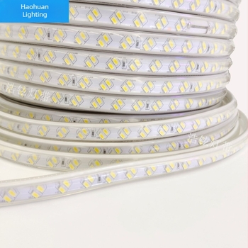 LED διπλής σειράς λωρίδα φωτισμού, 220V, αδιάβροχη, RGB αλλαγή χρώματος, διακοσμητικός φωτισμός οροφής σαλονιού