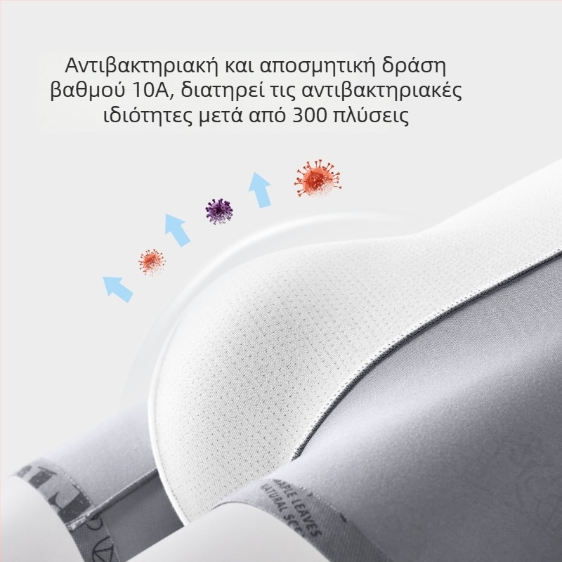 Lenzing Modal Ανδρικά εσώρουχα, χωρίς ραφές, διαπνοϊκά boxer briefs με mulberry silk στην περιοχή groin και αντιβακτηριακή επένδυση