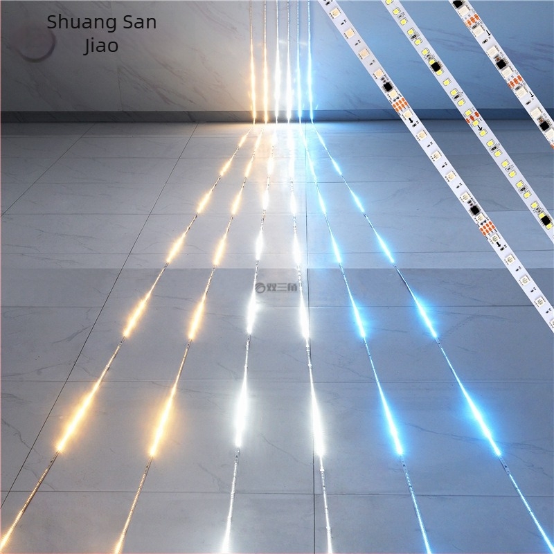 24V RGB LED ταινία με εφέ ροής νερού, χαμηλή τάση, αυτοκόλλητη διακοσμητική λωρίδα LED για γάμο, με ουρανό γεμάτο αστέρια και βροχή σε τρία χρώματα