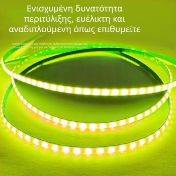 COB LED λωρίδα ultra-στενή, 5V, 5 mm RGB με μεταβαλλόμενο χρώμα για εσωτερικό φωτισμό αυτοκινήτου