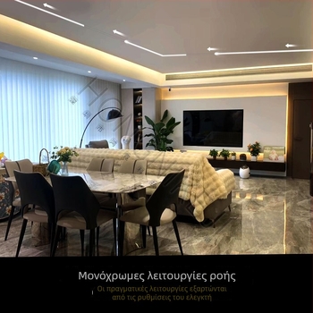 Cob LED Ταινία 24V, 360 LED, CRI 90, 11W/m, ρυθμιζόμενος φωτισμός, απομακρυσμένος/έξυπνος έλεγχος, εσωτερικό γραμμικό φωτιστικό οροφής, 5 m ρολό
