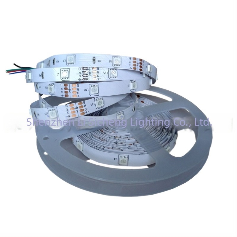 5050 RGB LED ταινία, 24V, υψηλός φωτισμός, 30 LED ανά μέτρο, διακοσμητικό φως βιτρίνας, χαμηλής τάσης LED ταινία