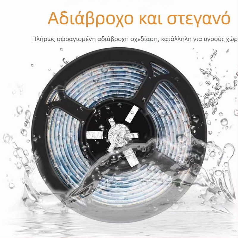 USB 5V Λωρίδα LED ανάπτυξης φυτών 2835, πλήρες φάσμα, αδιάβροχη για λαχανικά, λουλούδια και παχύφυτα