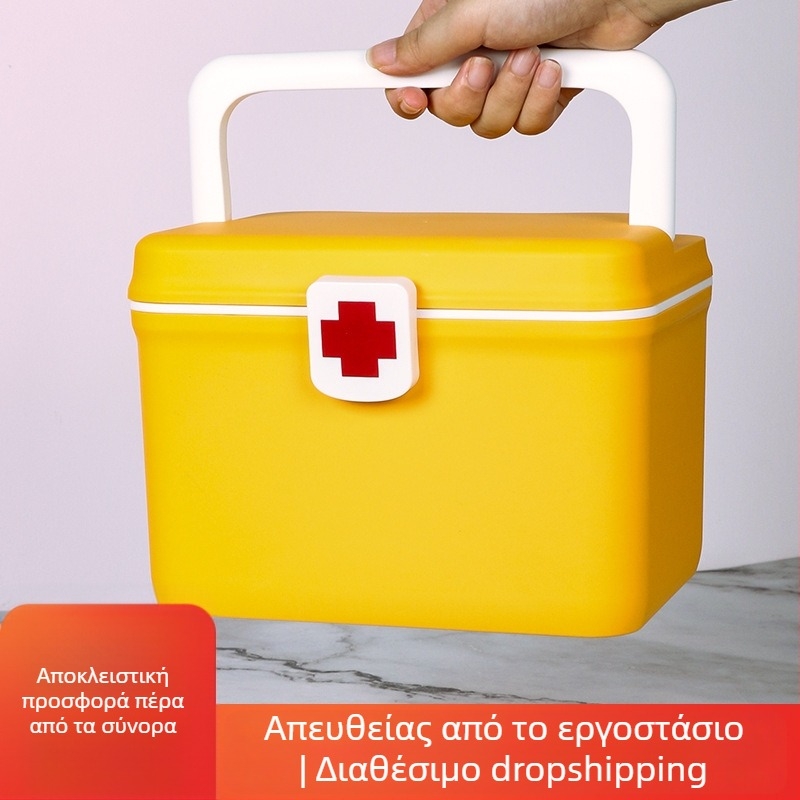 Κουτί φαρμάκων, οικιακό κιτ πρώτων βοηθειών με μεγάλη χωρητικότητα και προσαρμοσμένο λογότυπο