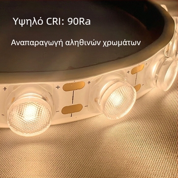 LED ευέλικτη λωρίδα φωτισμού για πλύσιμο τοίχων, 24V, 48 LED/m, 3030, CRI 90, 18W, δέσμη 30°, ρυθμιζόμενη, για προσόψεις, τοπία και διαφημιστικά σήματα