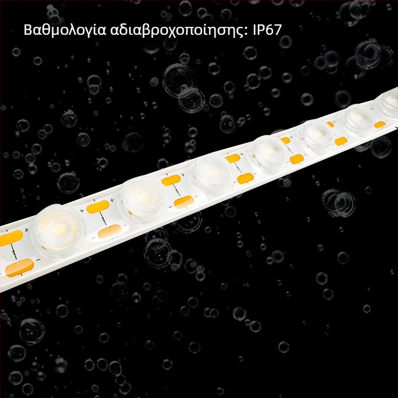 LED ευέλικτη λωρίδα φωτισμού για πλύσιμο τοίχων, 24V, 48 LED/m, 3030, CRI 90, 18W, δέσμη 30°, ρυθμιζόμενη, για προσόψεις, τοπία και διαφημιστικά σήματα
