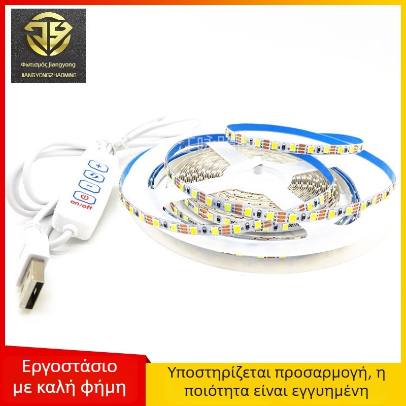 Λαμπερή κορνίζα φωτογραφίας με LED λωρίδα 5V USB, τριχρωμη, 120 LED, πλάτος 5 mm, ρυθμιζόμενος φωτισμός για ζωγραφική με φως