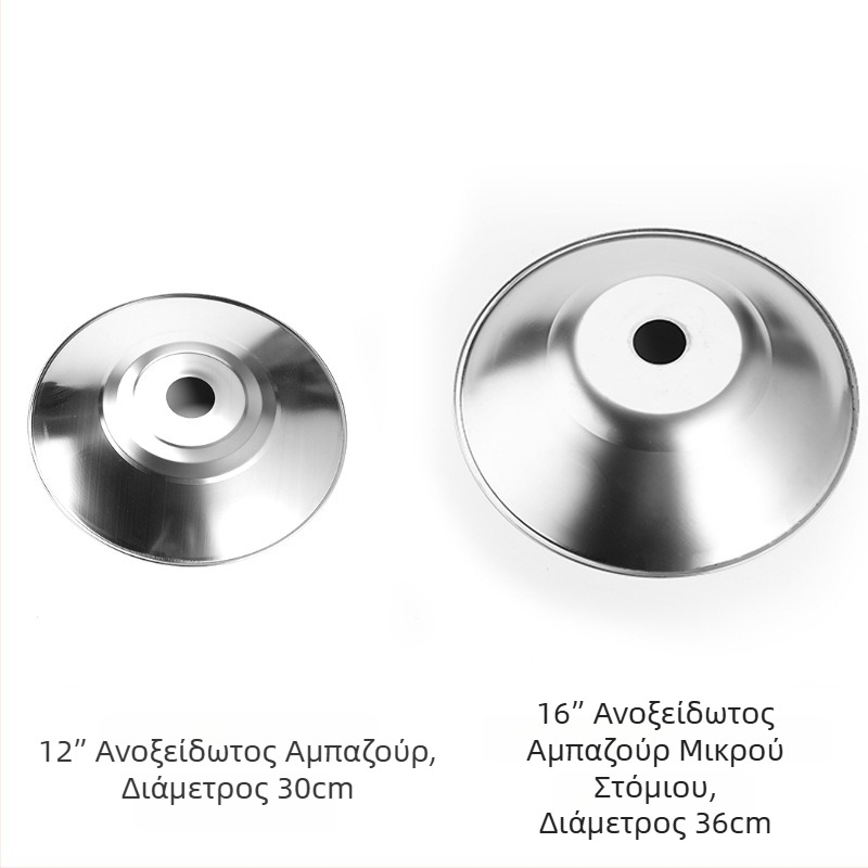 Μεταλλικά σκίαστρα λαμπτήρων δρόμου, προσαρμοζόμενα μεγέθη