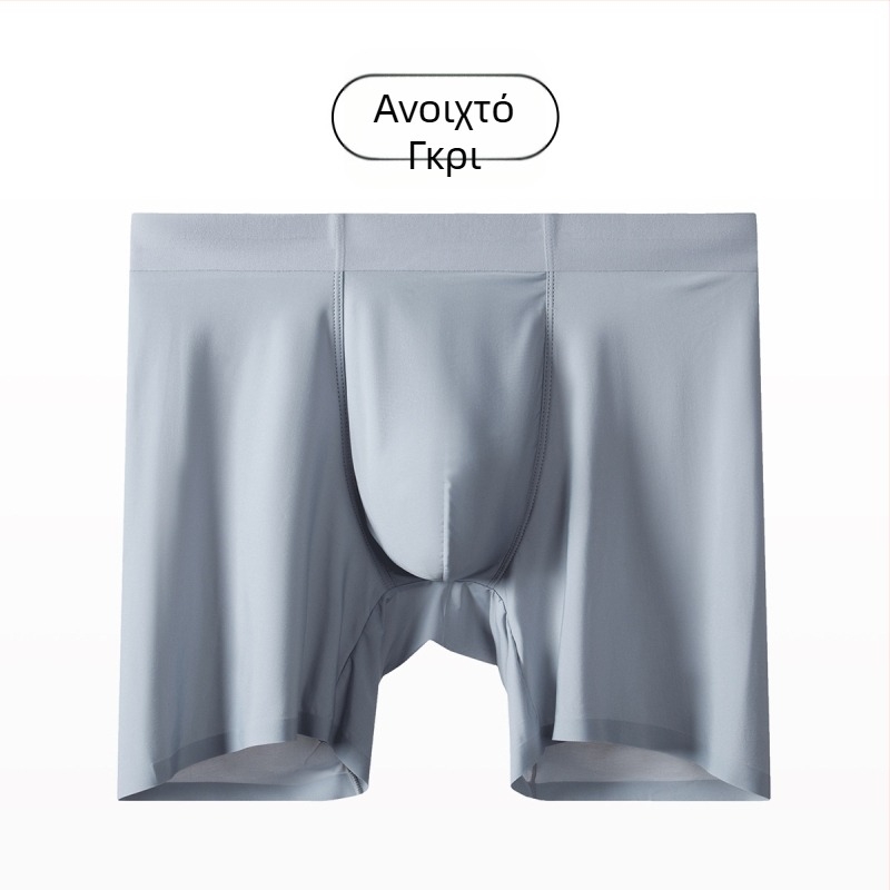Ανδρικά boxer briefs από Ice Silk, χωρίς ραφές, αντιτριβή, με μακριά πόδια, επιμηκυμένος μήκος