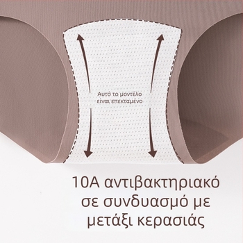 Αντιβακτηριακά καλοκαιρινά εσώρουχα από Ice Silk για γυναίκες, κατάλληλα για γιόγκα, άνετα χωρίς τράβηγμα, επένδυση καβάλου από Mulberry μετάξι