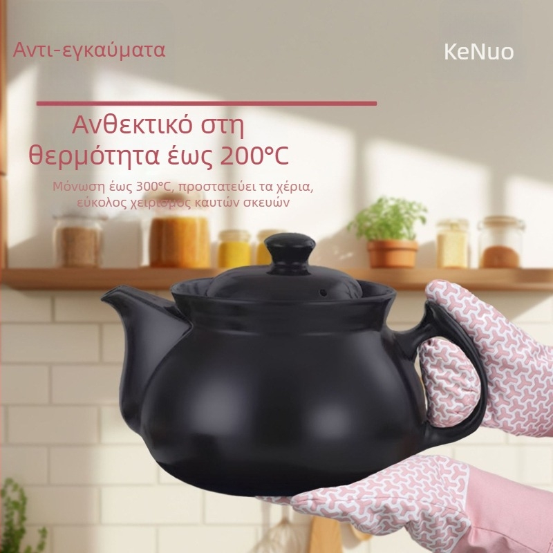 Γάντια σιλικόνης για φούρνο μικροκυμάτων – παχιά, θερμοανθεκτικά, μονωτικά, αντι-καύση, γεωμετρικό μοτίβο εξάγωνο, ανθεκτικά