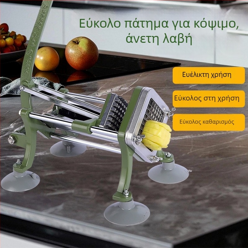 Πολυλειτουργικός επαγγελματικός κόφτης λαχανικών και πατάτας σε λωρίδες, κατάλληλος για αγγούρια, ραπανάκια, μαρούλι και πατάτες