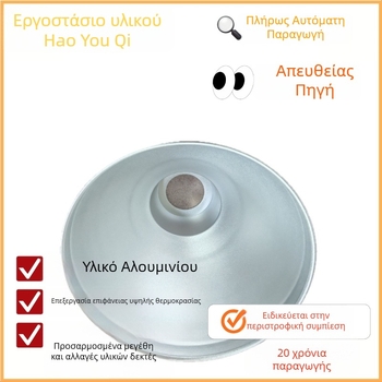 Προσαρμοζόμενο καπάκι λαμπτήρα από χαλκό, αλουμίνιο, σίδηρο και ανοξείδωτο χάλυβα για βιομηχανικό και μεταλλευτικό φωτισμό, με βύσμα Ε27.