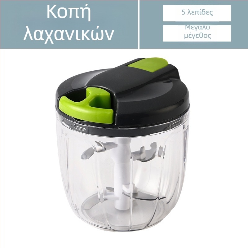 Μικρός, πρακτικός πιεστήρας σκόρδου με μηχανισμό έλξης και χρωματιστό σχέδιο, εξάρτημα για βρεφική διατροφή και οικιακό πολυλειτουργικό κόφτη λαχανικών