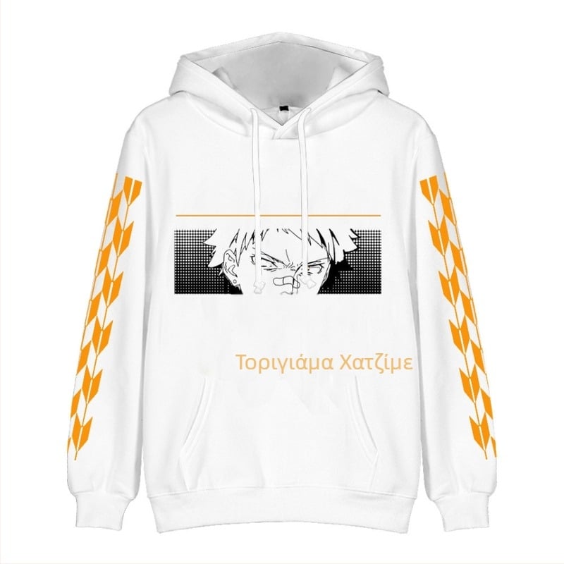 Γυναικεία φούτερ με κουκούλα, 3D εκτύπωση Bungo Stray Dogs, άνετη γραμμή, μακριά μανίκια, πολυεστέρας