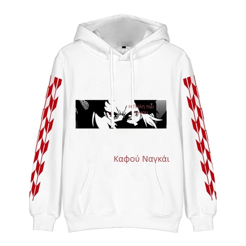 Γυναικεία φούτερ με κουκούλα, 3D εκτύπωση Bungo Stray Dogs, άνετη γραμμή, μακριά μανίκια, πολυεστέρας