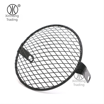 Πλέγμα φαναριού για μοτοσικλέτα CG125/GN125, 5,75 ιντσών, ρετρό προστατευτικό κάλυμμα φάρου