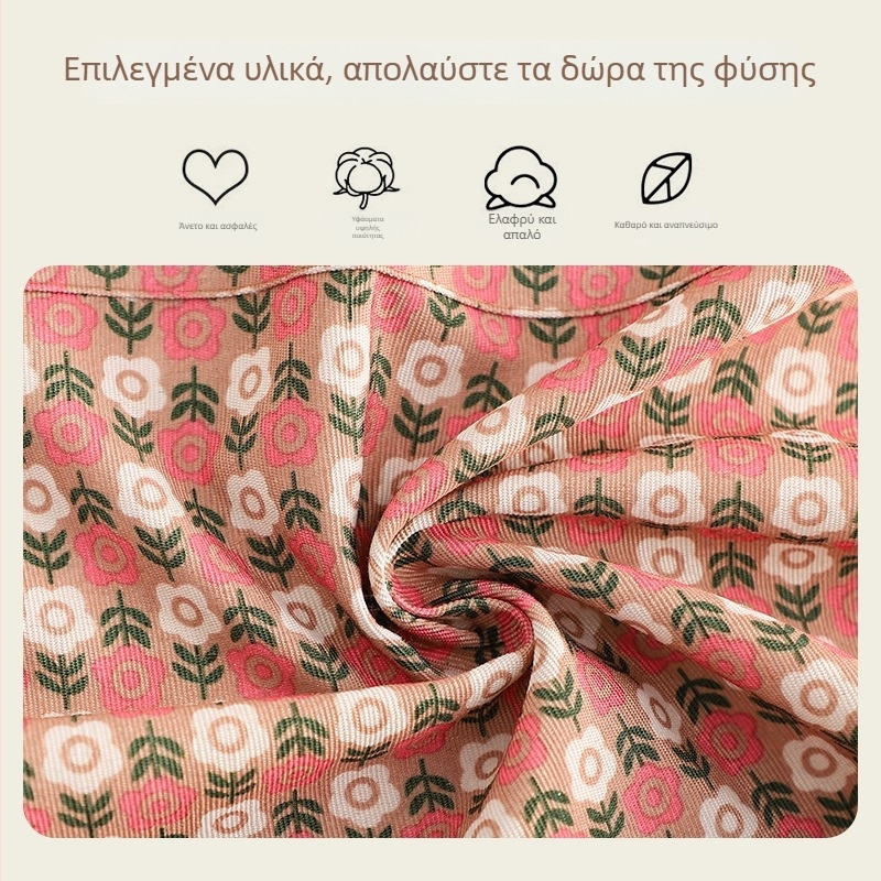 Νέα βαμβακερή αδιάβροχη ποδιά με μακριά μανίκια για γυναίκες, κουζίνα οικιακή μαγειρική