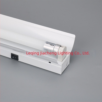 Σετ LED T8 λαμπτήρα φθορισμού με ανακλαστήρα, σωληνάριο και εξοικονομητικό στήριγμα T5 με κάλυμμα και διακόπτη