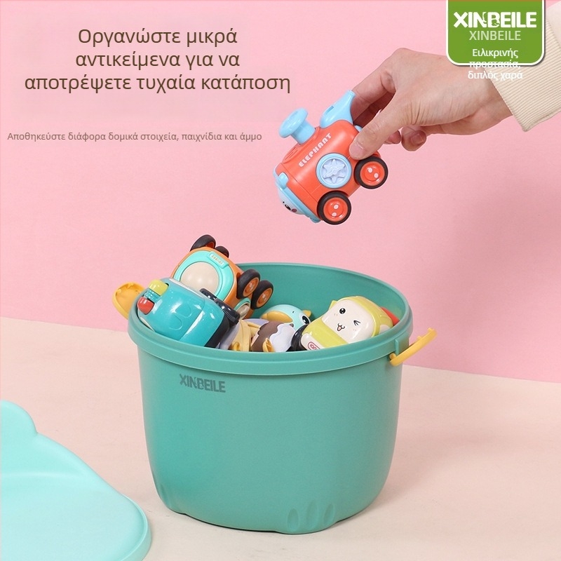 Παιδικό σκαμνάκι αποθήκευσης με σχέδιο κινούμενων σχεδίων — πλαστικό, 6 L, πολυλειτουργικό