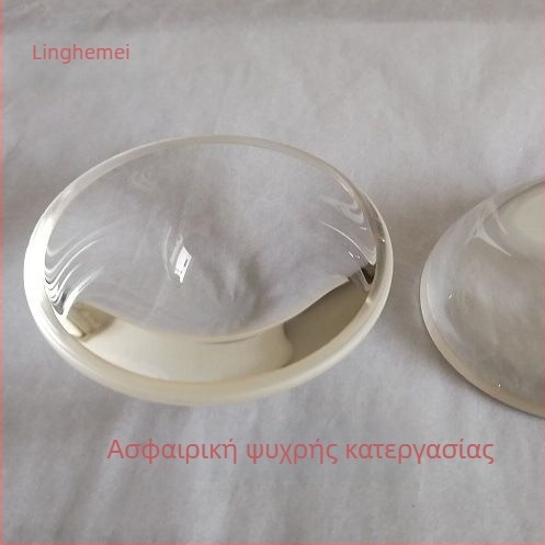 Ασφαιρικός φακός, διάμετρος 70 mm, ψυχρή κατεργασία, δείγμα
