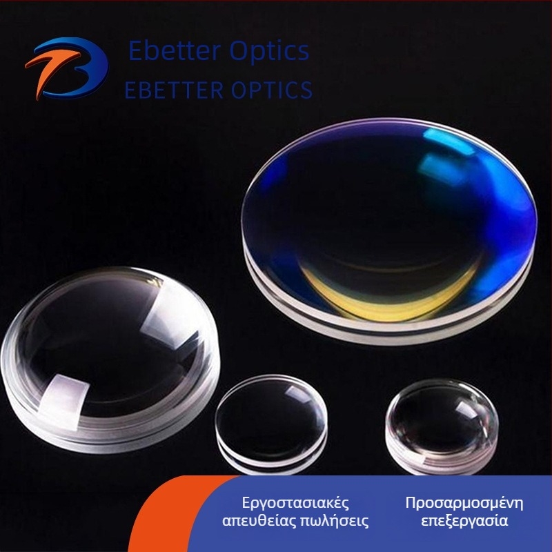 UV φακός από φουζέ κρύσταλλο, plano-convex, διάμετρος 10.00 mm, εστιακή απόσταση 16.00 mm, χωρίς επίστρωση