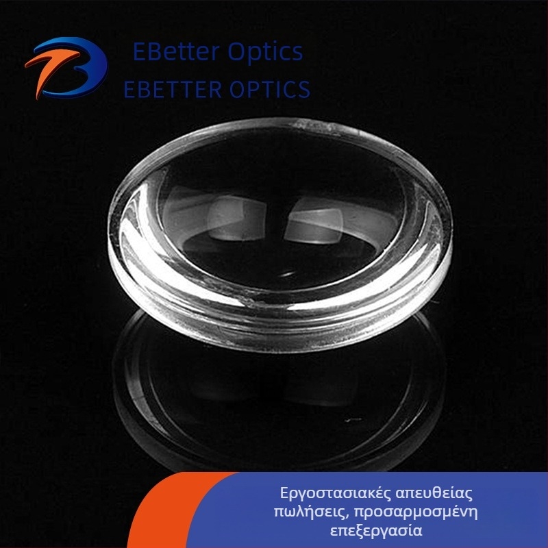 UV φακός από φουζέ κρύσταλλο, plano-convex, διάμετρος 10.00 mm, εστιακή απόσταση 16.00 mm, χωρίς επίστρωση