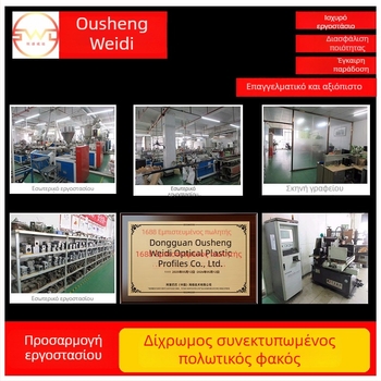 PMMA Πολωμένος φακός για LED γραμμικό φωτισμό, ακρυλικός φακός