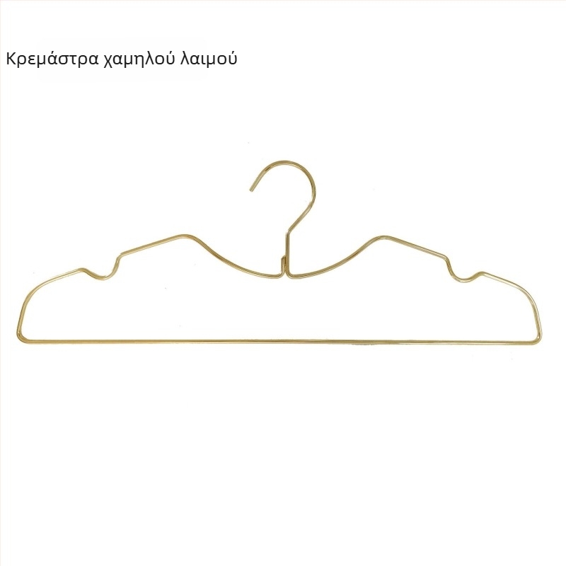 Κρεμάστρες ρούχων με κοντό λαιμό, πολυτελείς, εξοικονόμηση χώρου, παχύτερες, αντιολισθητικές, οικιακές κρεμάστρες στέγνωσης