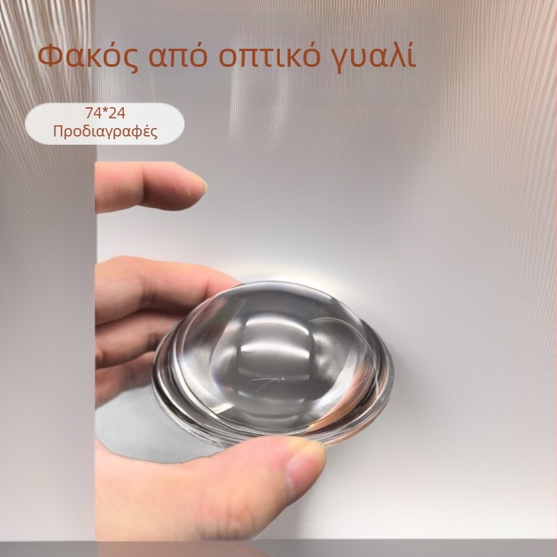 Οπτικό γυαλί, φακός με κοίλη και κυρτή επιφάνεια για προβολείς και σκηνικό φωτισμό, ασφαιρικός προβολέας για βιομηχανικούς και μεταλλευτικούς λαμπτήρες